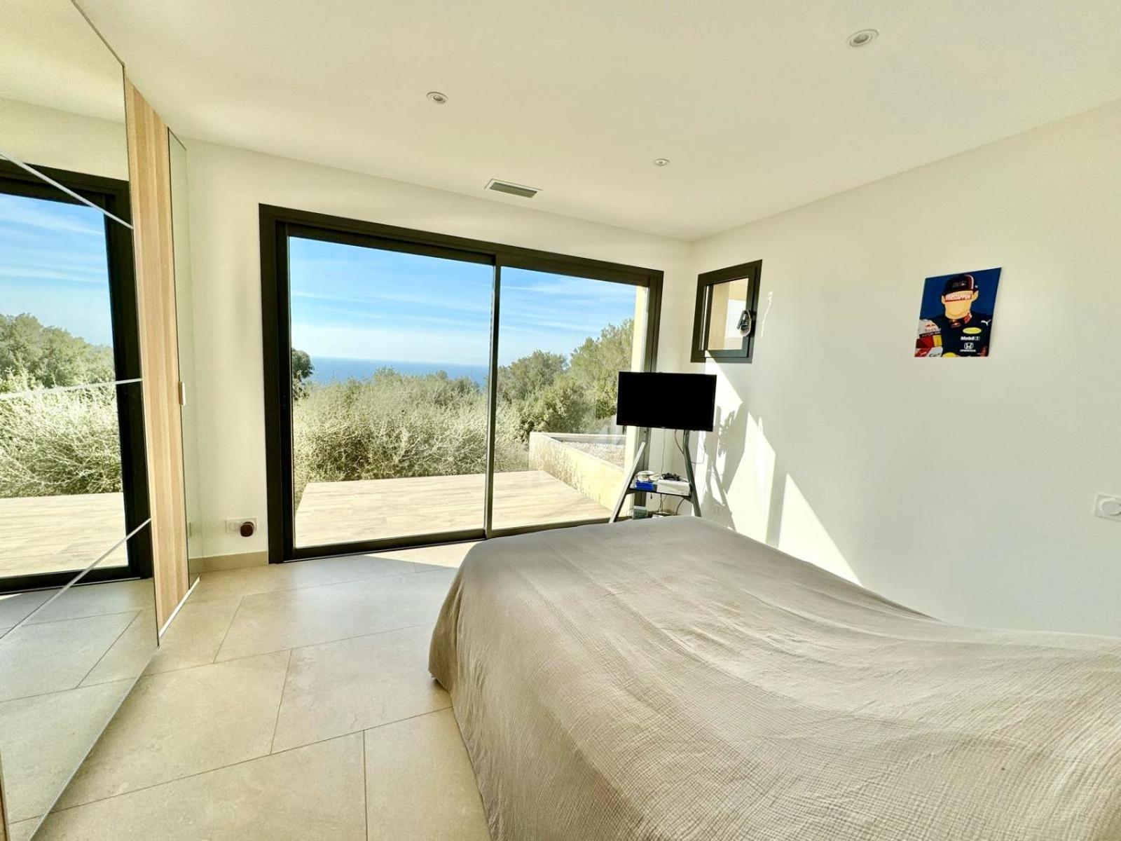 Super Villa Moderne Corbara Vue Mer Bagian luar foto